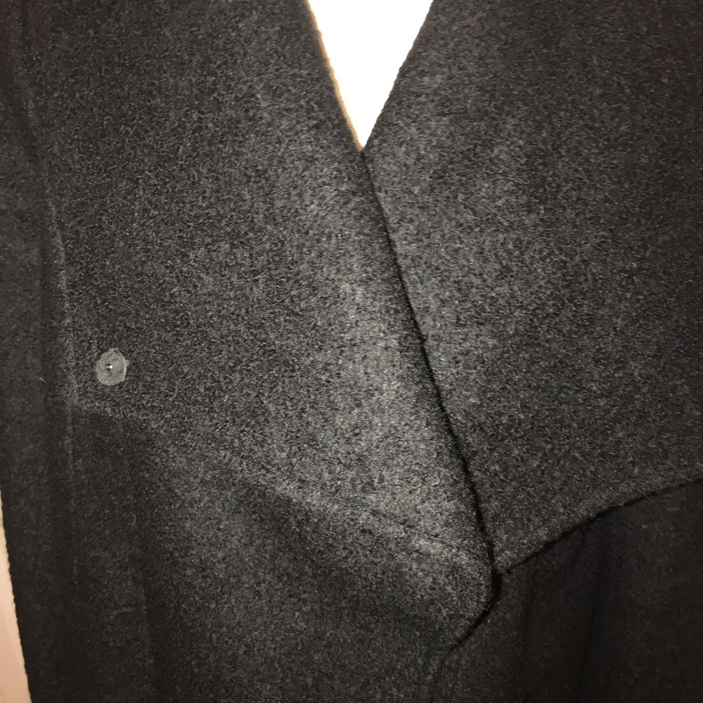 Express Boucle Wool Double Breasted Midi Length C… - image 2